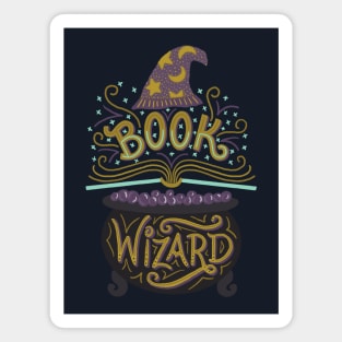 Book Wizard Magnet